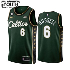 Barn Boston Celtics Tröja Bill Russell 6 Nike 2022-23 City Edition Grön Swingman